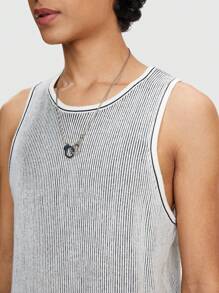 ROMWE MEN ROMWE Avant Men Fashionable And Casual Versatile Sports Style Vest - Grey - View 4