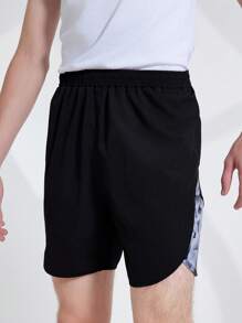 Teen Boy Color Block Casual Summer Sports Shorts