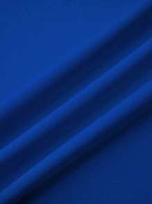 SHEIN Clasi Falda de cintura alta de unicolor elegante para mujer para el atuendo de primavera y verano