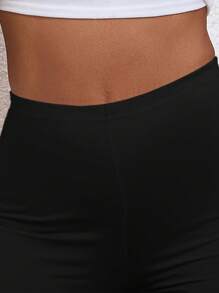 SHEIN 大尺碼無縫純色緊身短褲