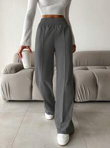 EURMUSE Cotton Women's Solid Color Simple Daily Sweatpants - Multicolor - View 3