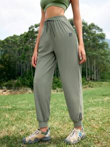 In My Nature Women's Woven Solid Color Outdoor Shorts With Pockets & Jogging Pants