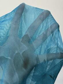 Chiquease Váy in ngẫu nhiên thanh lịch dành cho nữ - Màu xanh Bạc hà - Xem 4