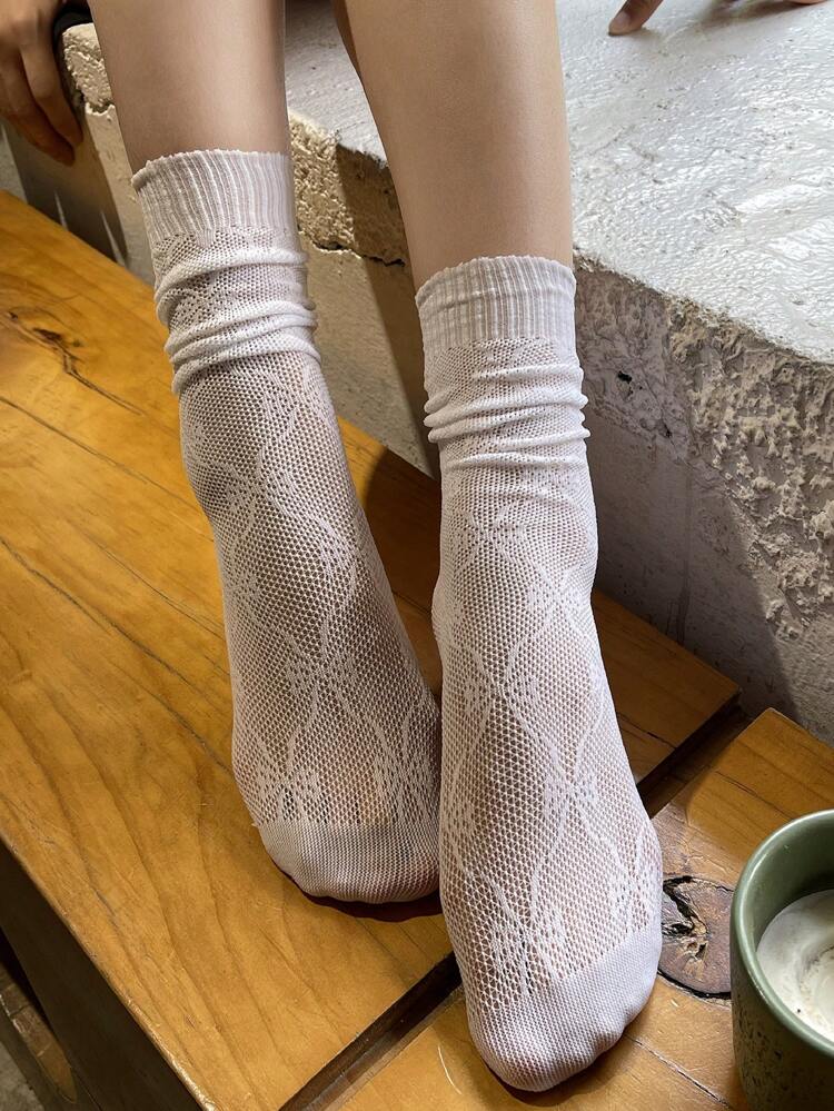 Women's Solid Color Minimalist Daily Matching Socks