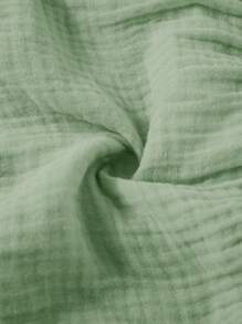 Cozy Pixies Baby Girl Floral Knitted Patchwork Sleeveless Overalls Dress With Bloomer Set - Cadet Blue - View 8