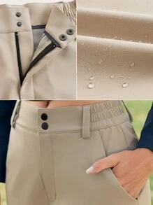 In My Nature Outdoorwear Water-Resistant And Composite Mesh Breathable Women Comfortable Long Pants For Camping, Hiking, Commuting