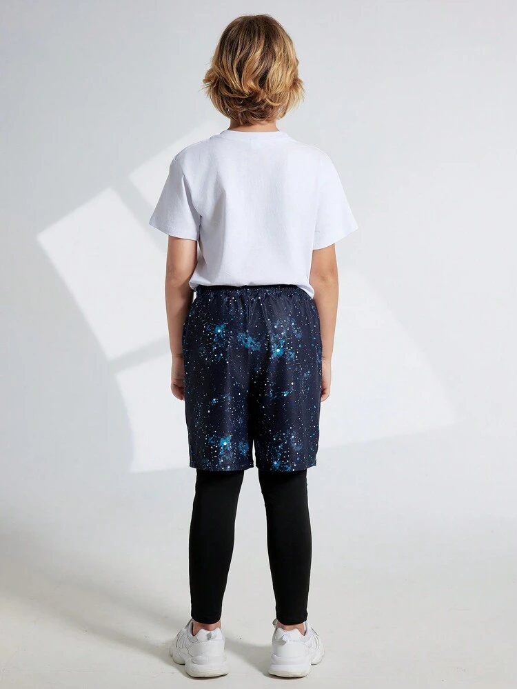 Tween Boy (Big Kid) 2 In 1 Sports Pants