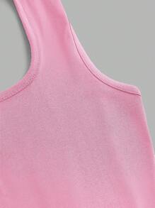 SHEIN EZwear 3pcs Women's Summer Casual Tight Crop Tops, Halterneck Style Back To School - Multicolor - View 11