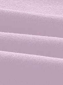 SHEIN MOD 性感休闲简约百搭圆领短袖紧身露背女式 T 恤，适合夏季套头衫