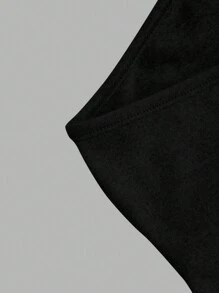 SHEIN EZwear 3 件套女式褶皱侧无袖紧身休闲背心，夏季 - 彩色 - 查看 10