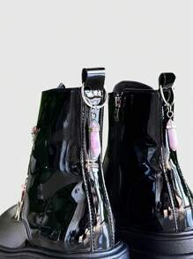 ROMWE Goth 2入組紫晶柱鞋裝飾 - 彩色 - 查看 1