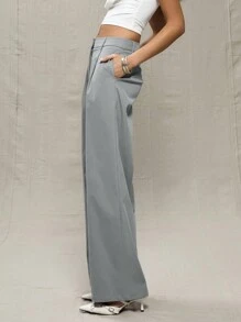 MUSERA Pantalón de pierna recta sastre para negocios, oficina y trabajo, ideal para primavera, vacaciones de verano y vacaciones