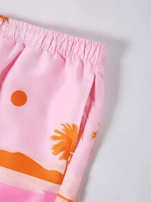 Surfspeed Quần short đi biển in đầy màu sắc dành cho nam - Nhiều màu - Xem 6