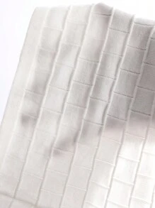 SHEIN Privé Elegant And Casual Short Style Milk White Tube Top With Twisted Front Design, Perfect For Holiday Parties - Beige - View 7