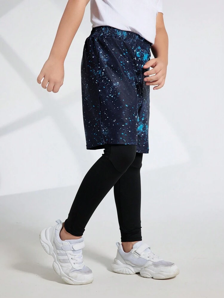 Tween Boy (Big Kid) 2 In 1 Sports Pants