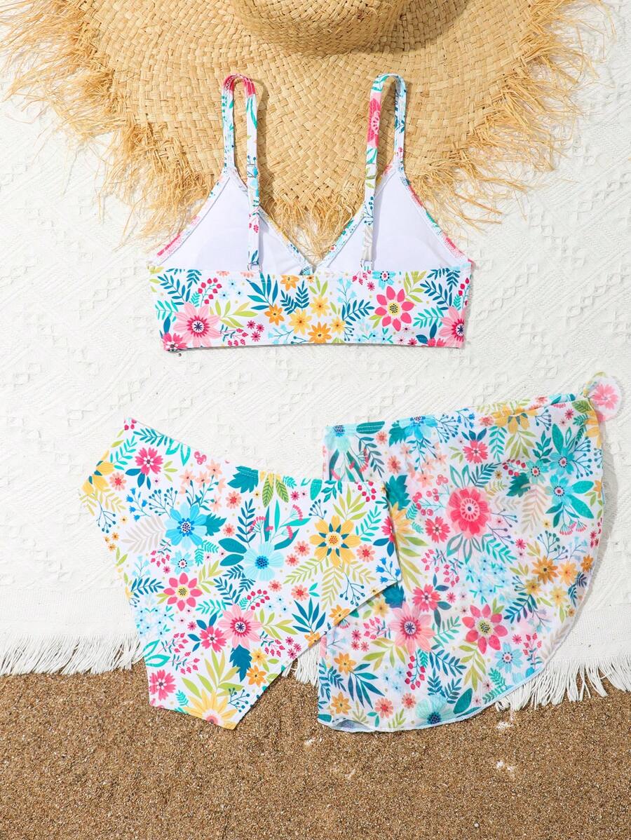 Conjunto de biquíni de 3 peças