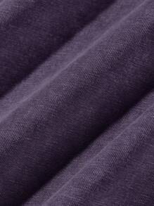 ROMWE MEN Street Life Men's Vintage Star & Slogan Print T-Shirt, School, 2000s Style