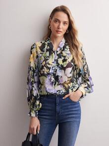 MOTF PREMIUM ÁO CÀO CỔ ĐÈN IN HOA - Nhiều màu - Xem 7