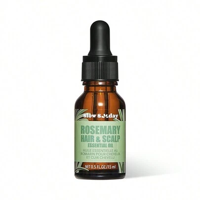 Slow Sunday Rosemary Hair & Scalp Essential Oil, Rosemary, Strengthen Hair, Intensive Scalp Care, Suitable For All Hair Types, Good Choice For Wedding, Vacation, Beach, Travel Essentials, Suitable For Summer Hair Care