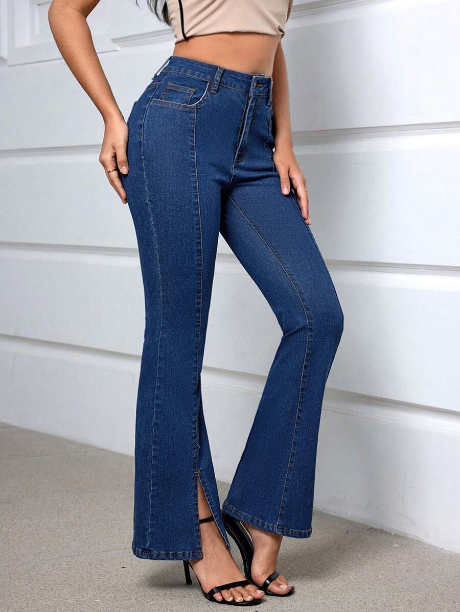 Jeans Mit Schlitz An Der Seite