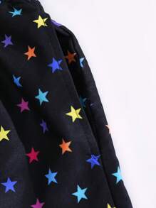 Surfspeed Men's Star Pattern Drawstring Casual Holiday Beach Shorts - Multicolor - View 3