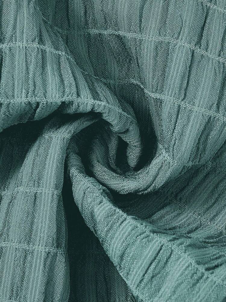 Tween Girl Elegant And Casual Jumpsuit With Asymmetrical Neckline And Wide-Leg Design