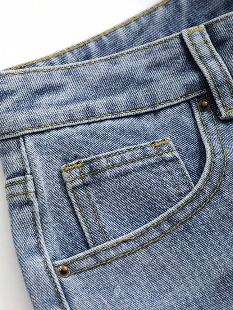 Women's Simple Casual Daily Summer Denim Shorts, Matching Any Jorts