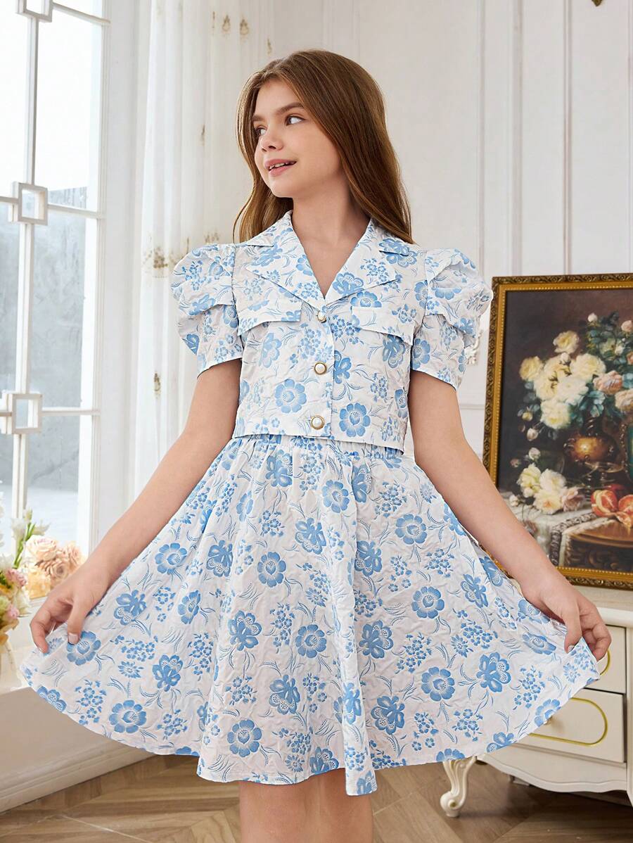 shein-drmz-tween-girl-tween-girl-casual-turn-down-collar-shirt-with-leg