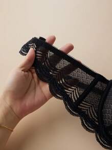 Áo ngực có gọng ren cho nữ, 1 cái - màu đen - Xem 7