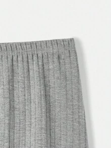 SHEIN LUNE Pantalones cortos básicos informales para mujer de unicolor para uso diario