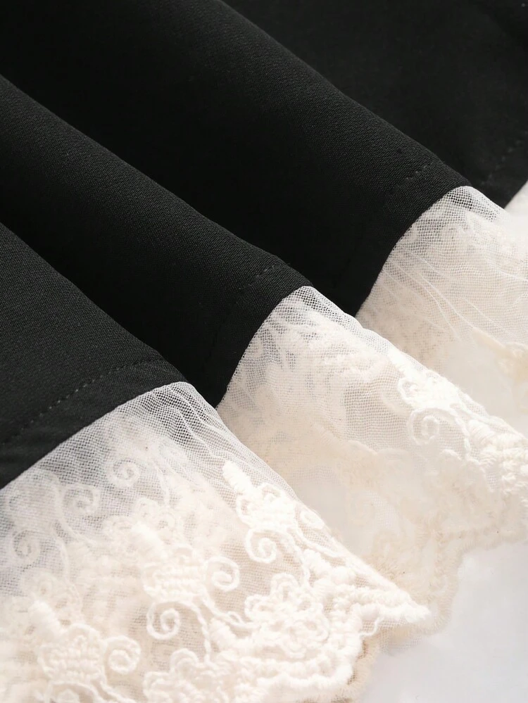 Women's Mesh Contrast Homecoming Dress With Bow Decoration ,New Year Eve Summer Sundress,Formal Women Dresses Prom Dress Elegant Women Dresses Cocktail Dress