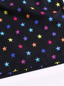 Surfspeed Men's Star Pattern Drawstring Casual Holiday Beach Shorts - Multicolor - View 5