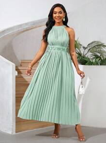 SHEIN Lady Summer Women Dresses Wedding Reception Dress 4th Of July Dress Wedding Reception Dress Lady Dress