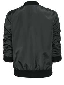 Women's Fashion Baseball Collar Zipper Jacket, Lightweight For Spring/Summer