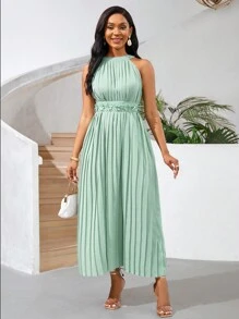 SHEIN Lady Summer Women Dresses Wedding Reception Dress 4th Of July Dress Wedding Reception Dress Lady Dress