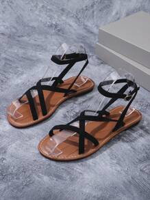 2024年新款扁平涼鞋，柔軟底座，仙女風Ins潮流夏季沙灘假日涼鞋，適合搭配裙子的女士涼鞋