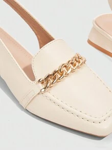 CUCCOO BIZCHIC حذاء خفيف أنيق للنساء بيج باسيك، أنيق للعمل والكاجوال، أحذية ربيعية مناسبة لموسم الثلوج والعيد الربيعي - لون مشمشي - مشاهدة 7