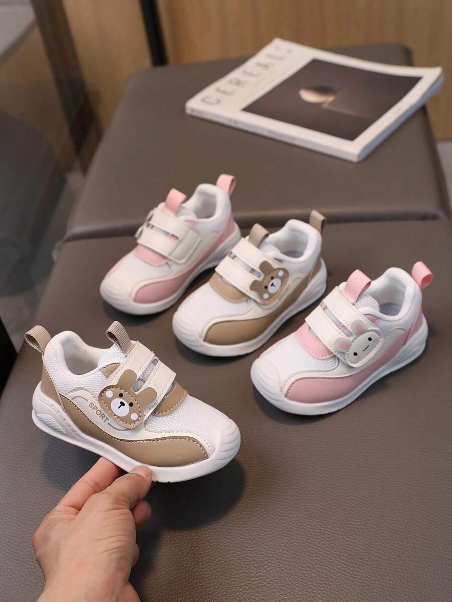 Infant/Baby Casual Rabbit Print Sneakers - Khaki - View 1