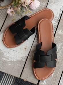 韩版女士平底凉鞋休闲露趾拖鞋，春夏新款编织罗马风格平底户外凉鞋，时尚平底鞋适合搭配礼服。非常适合海滩、度假、公寓、海军蓝、平底、带扣、黑色、橙色、白色、黄色、紫色、灰色、金色、银色、蓝色、绿色、玫瑰红、棕色、法式豹纹、正装鞋、波西米亚风格、趾夹凉鞋、海军蓝、乐福鞋、舒适海滩厚底平底鞋、系有闪亮水钻的拖鞋、穆勒鞋、拖鞋。