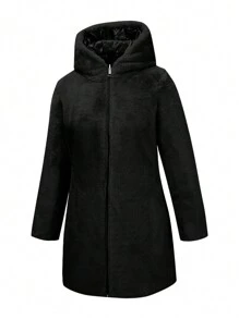 Women's Classic Zipper Pocket Jacket, Fashionable Autumn Travel Choice - Black - View 7