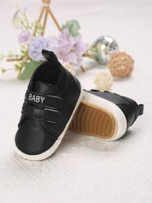 春秋经典休闲软底运动鞋适合0-1岁婴儿学步 - 黑色 - 查看 2