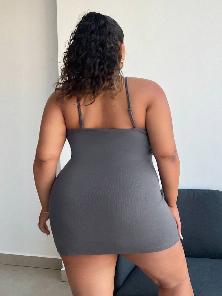 Summer Fashion Plus-Size Sports Fitness Women's Cami Dress