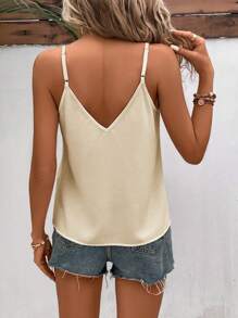 SHEIN Frenchy Leopard Print Cami Top  Women Tank Tops   Back To School Leopard Print Summer Casual - Apricot - View 2