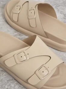 SHUZIA New Women's Summer Casual Fashion Anti-Slip Wedge Heel Thick-Bottomed Sandals - Apricot - View 5