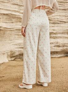 Forever 21 女性夏季假期和音樂節專用加肥大碼牛仔褲 - 米色 - 查看 2