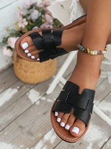 韩版女士平底凉鞋休闲露趾拖鞋，春夏新款编织罗马风格平底户外凉鞋，时尚平底鞋适合搭配礼服。非常适合海滩、度假、公寓、海军蓝、平底、带扣、黑色、橙色、白色、黄色、紫色、灰色、金色、银色、蓝色、绿色、玫瑰红、棕色、法式豹纹、正装鞋、波西米亚风格、趾夹凉鞋、海军蓝、乐福鞋、舒适海滩厚底平底鞋、系有闪亮水钻的拖鞋、穆勒鞋、拖鞋。