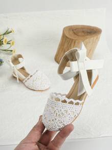 1pair Fashionable Comfortable Cute Girls Flat Shoes For Outdoor Parties And Dances