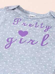 SHEIN Playful Pals 5pcs Newborn Baby Girls Floral Printed Bodysuits Summer Outfits