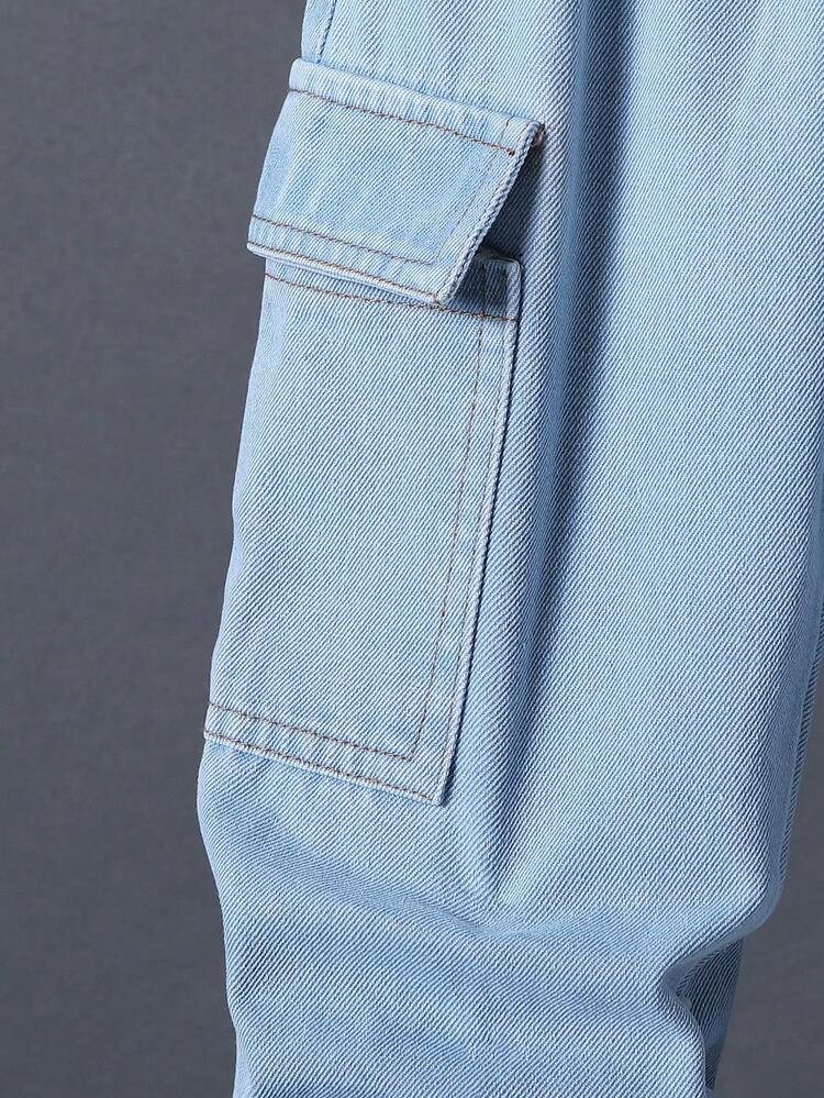 Young Boy Casual Loose Fit Workwear Jeans