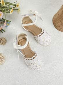 1pair Fashionable Comfortable Cute Girls Flat Shoes For Outdoor Parties And Dances
